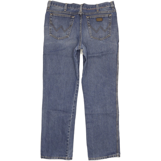 Wrangler Ohio Men Blue Straight Regular Jeans W36 L32