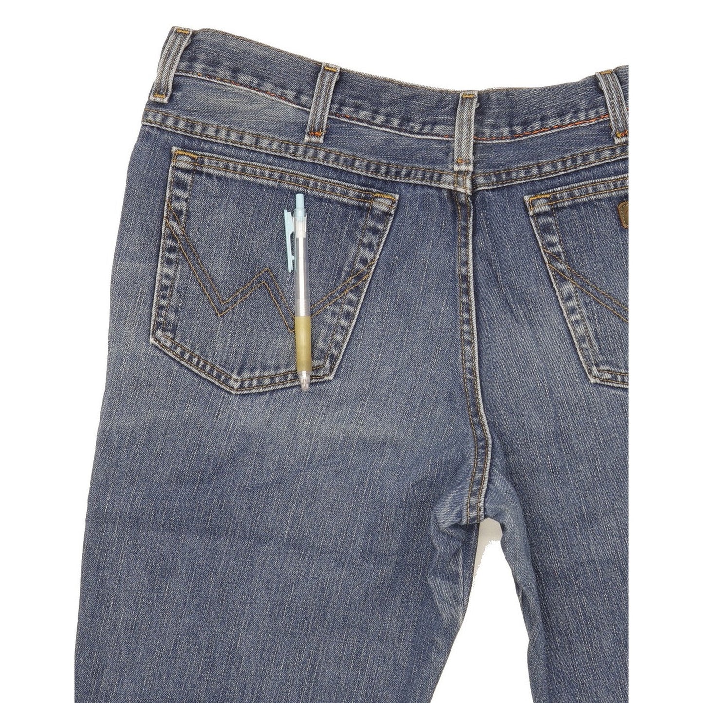 Wrangler Ohio Men Blue Straight Regular Jeans W36 L32