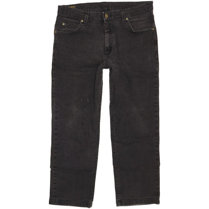Lee Brooklyn Men Black Straight Regular Stretch Jeans W36 L27