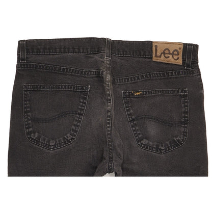 Lee Brooklyn Men Black Straight Regular Stretch Jeans W36 L27