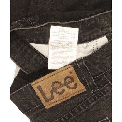 Lee Brooklyn Men Black Straight Regular Stretch Jeans W36 L27