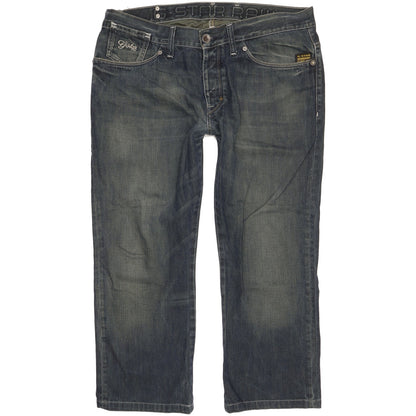 G-Star Men Blue Straight Regular Jeans W36 L26