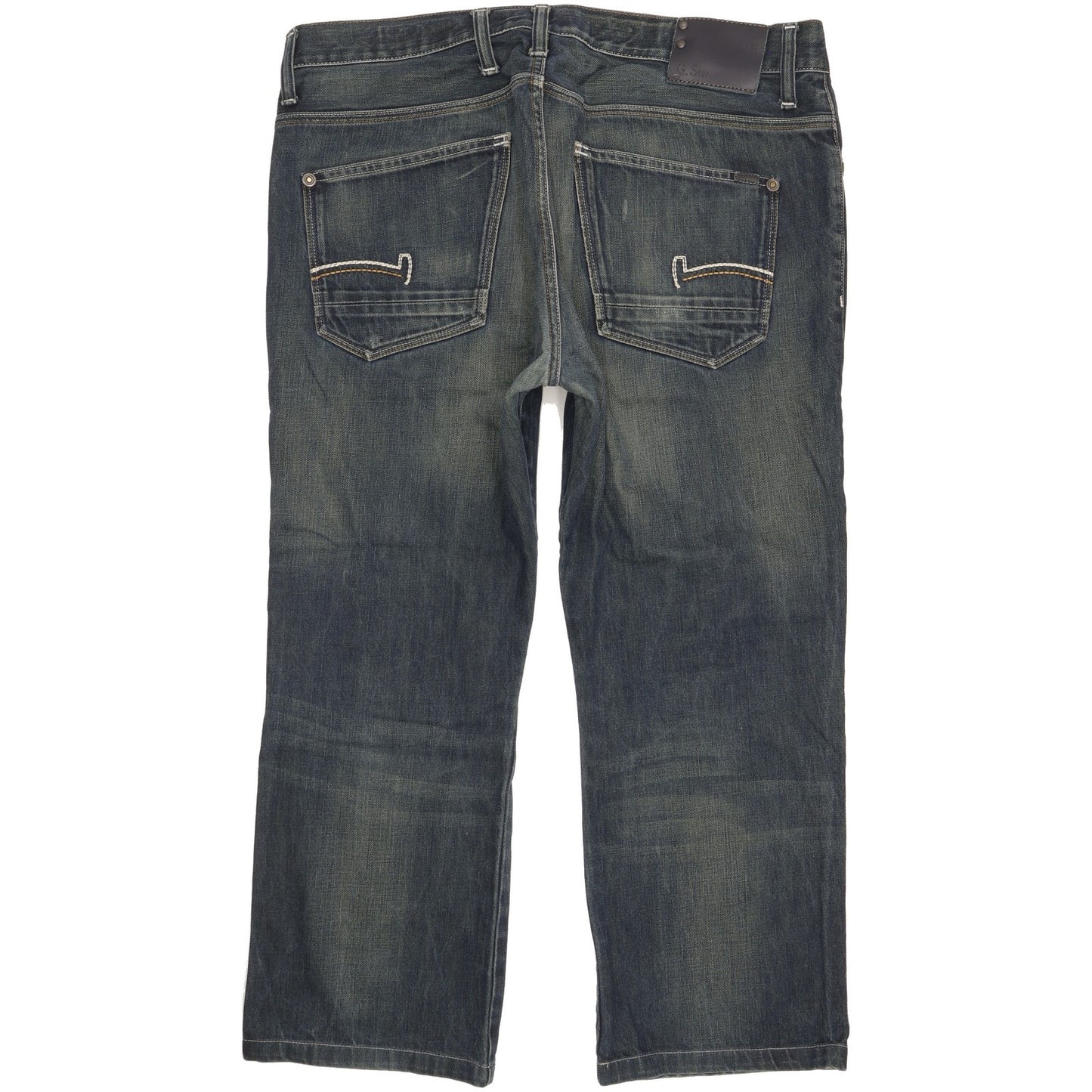 G-Star Men Blue Straight Regular Jeans W36 L26
