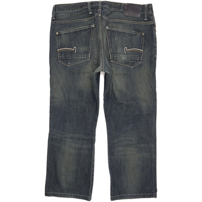 G-Star Men Blue Straight Regular Jeans W36 L26