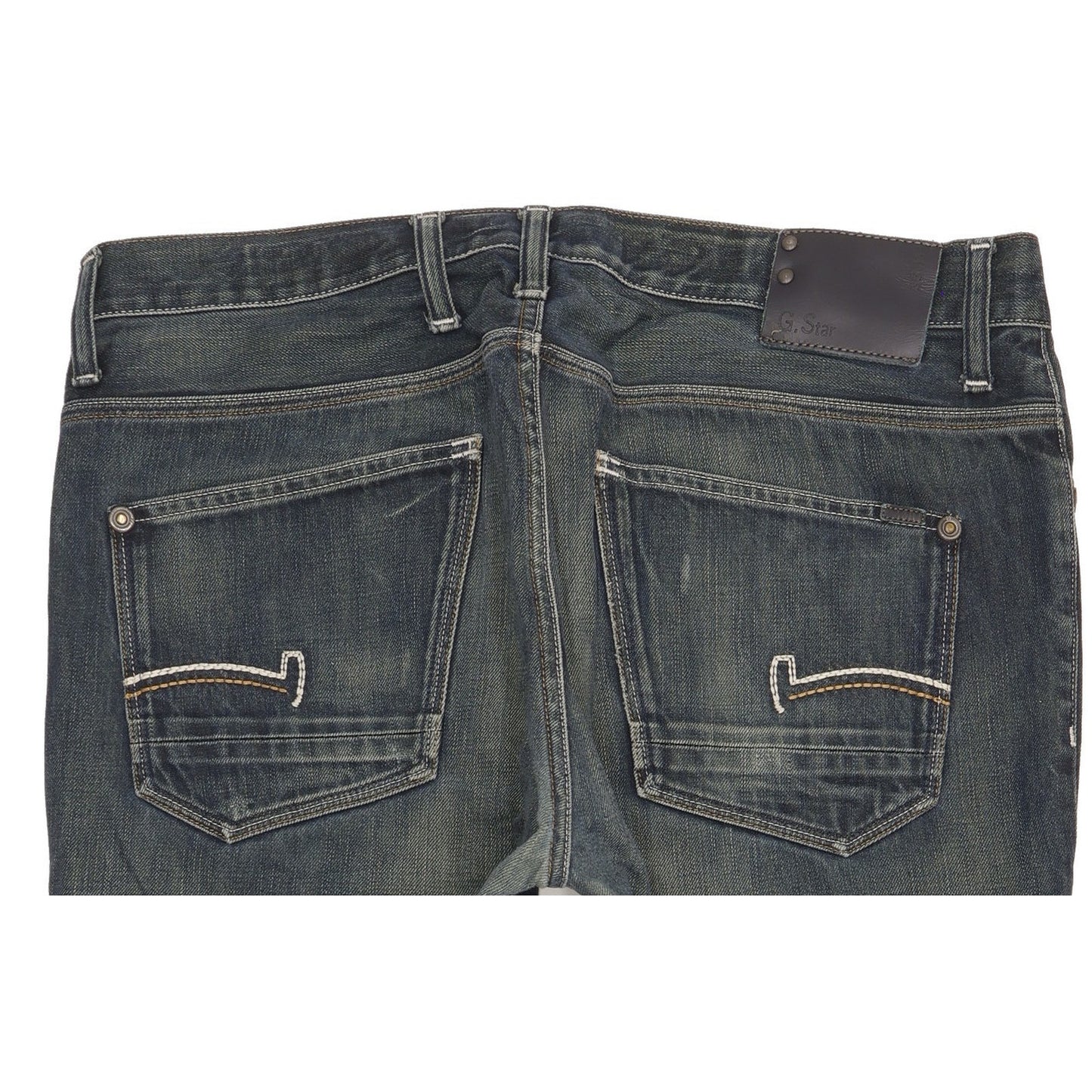 G-Star Men Blue Straight Regular Jeans W36 L26