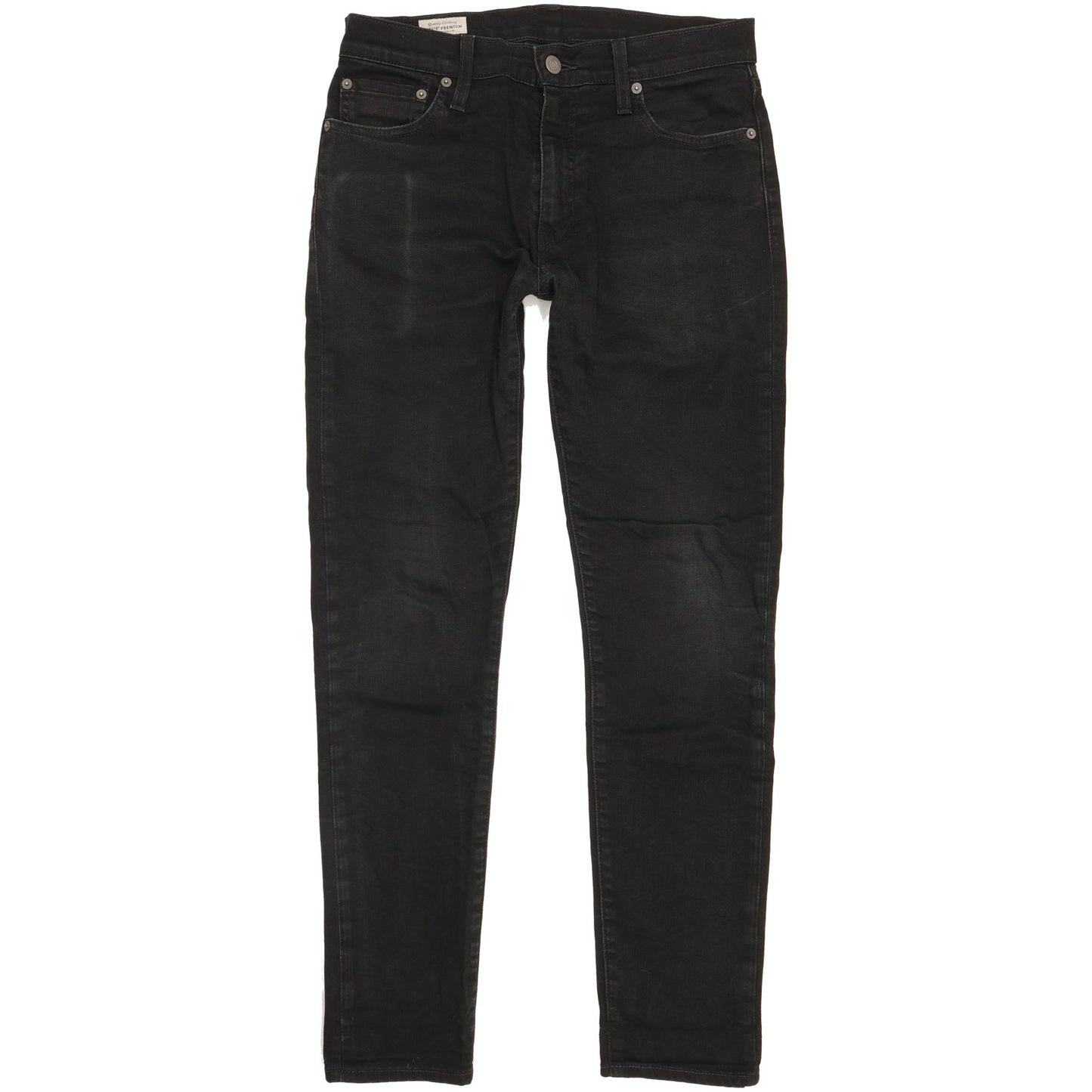 Levi's 512 Men Black Tapered Slim Stretch Jeans W30 L31
