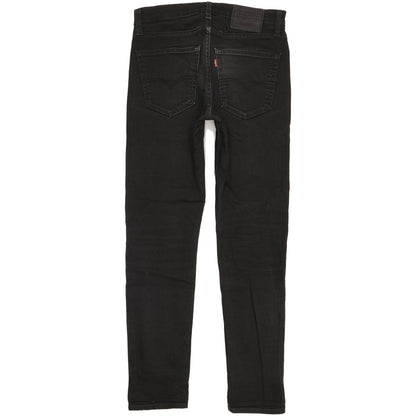 Levi's 512 Men Black Tapered Slim Stretch Jeans W30 L31