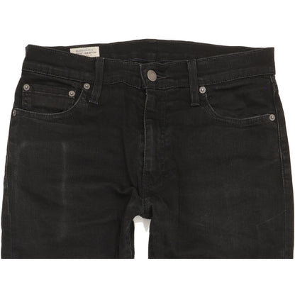 Levi's 512 Men Black Tapered Slim Stretch Jeans W30 L31