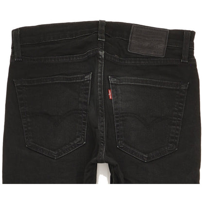 Levi's 512 Men Black Tapered Slim Stretch Jeans W30 L31