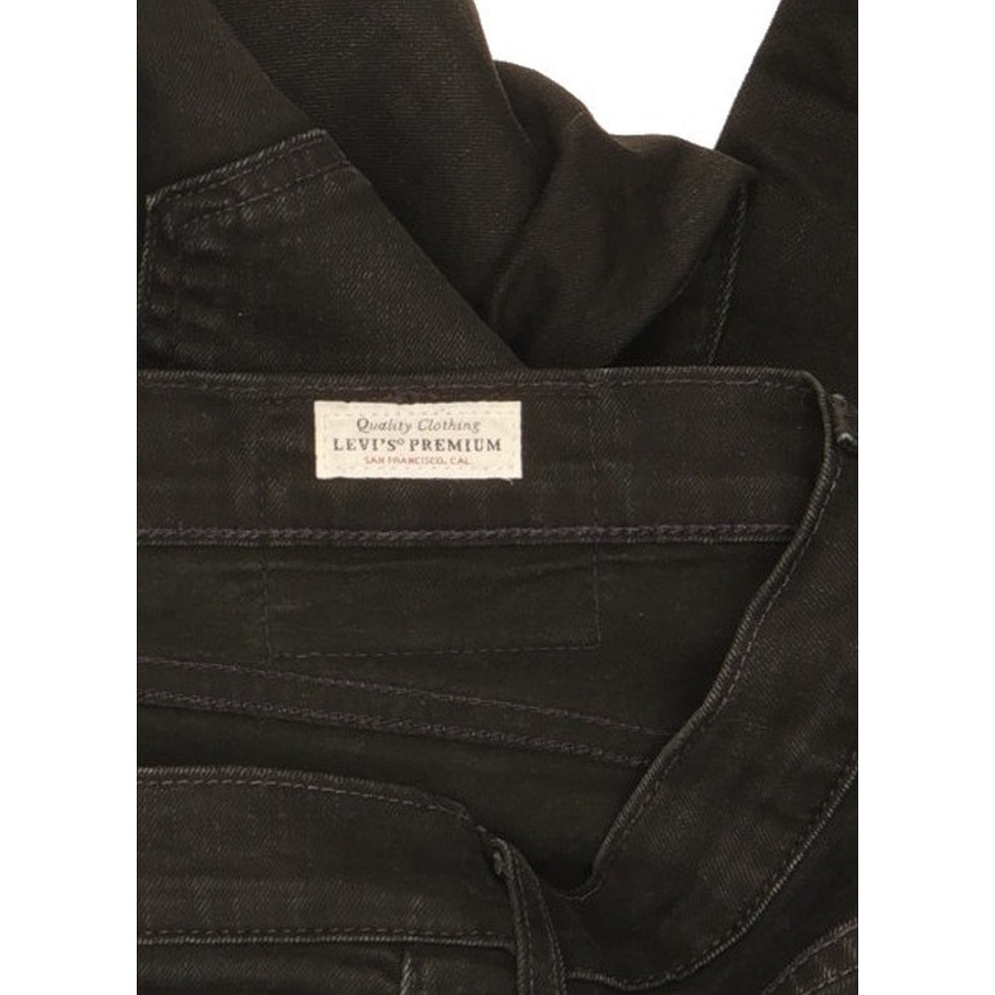 Levi's 512 Men Black Tapered Slim Stretch Jeans W30 L31