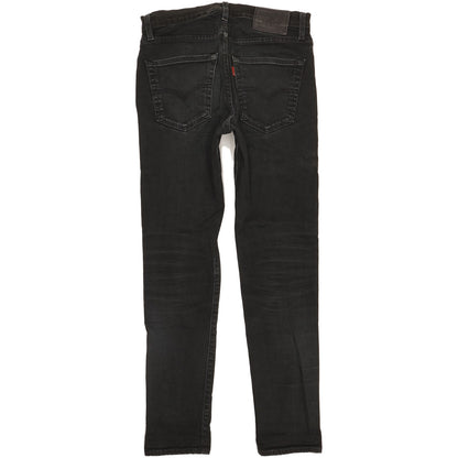 Levi's 512 Men Black Tapered Slim Stretch Jeans W30 L30