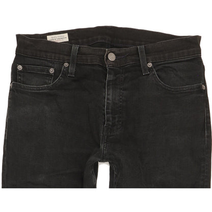Levi's 512 Men Black Tapered Slim Stretch Jeans W30 L30