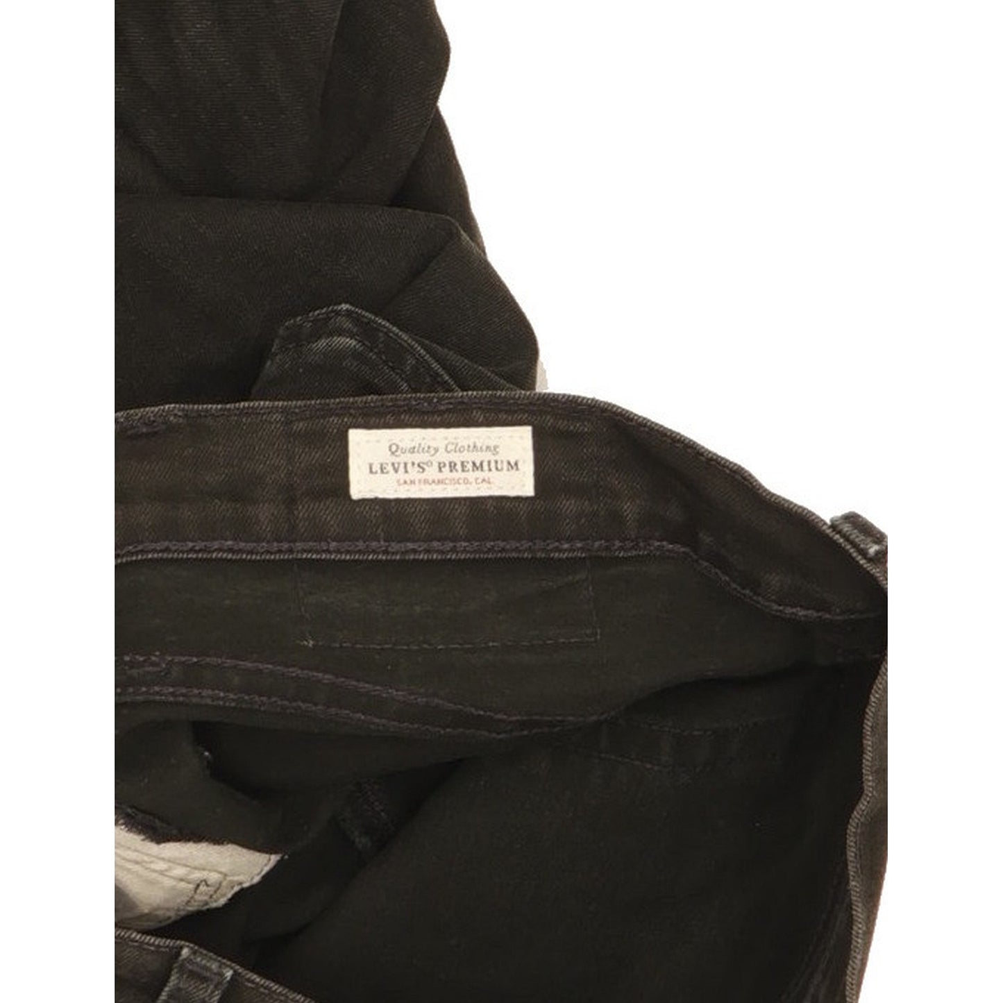 Levi's 512 Men Black Tapered Slim Stretch Jeans W30 L30