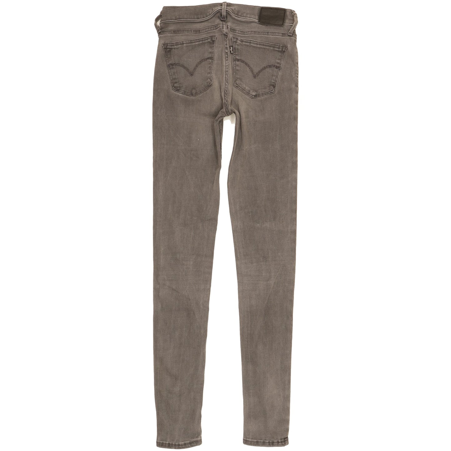Levi's 710 Super Women Grey Skinny Slim Stretch Jeans W25 L31