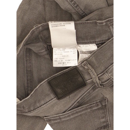 Levi's 710 Super Women Grey Skinny Slim Stretch Jeans W25 L31