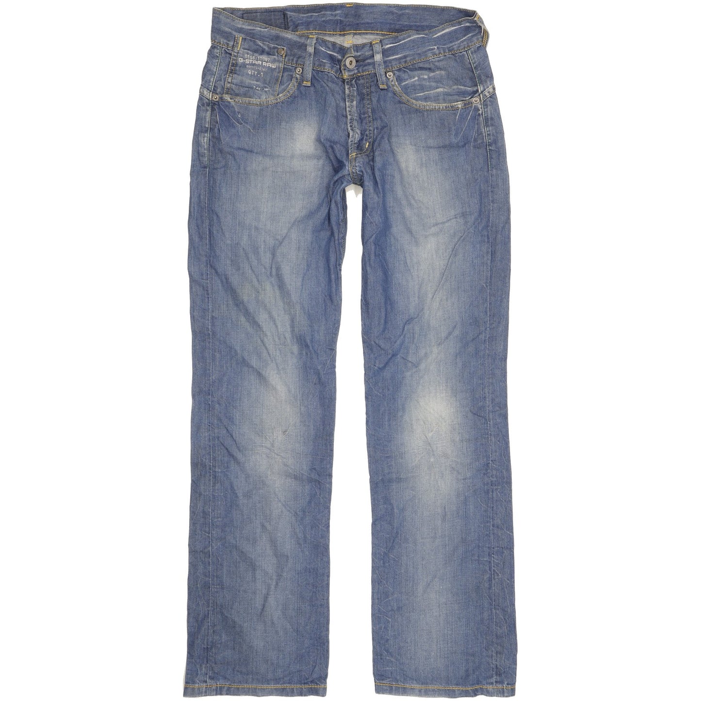 G-Star S.C. Ruger Men Blue Straight Regular Jeans W33 L32