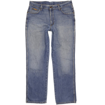 Wrangler Comfort Men Blue Straight Regular Jeans W36 L32