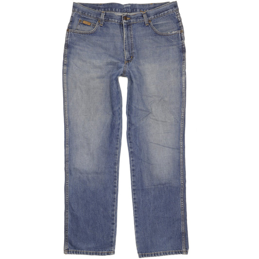 Wrangler Comfort Men Blue Straight Regular Jeans W36 L32