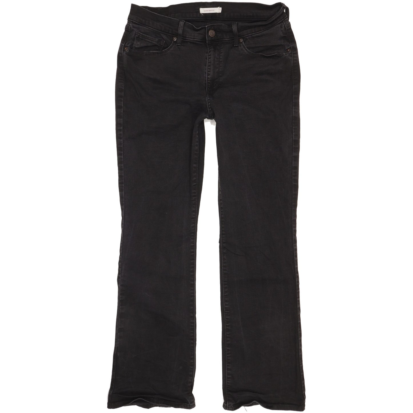 Levi's Women Black Bootcut Classic Stretch Jeans W32 L31
