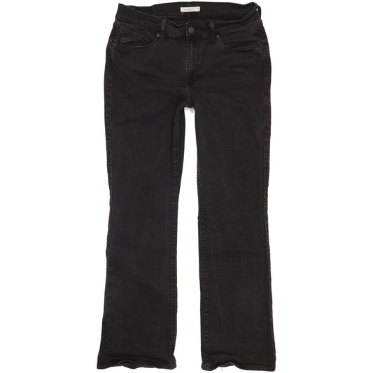 Levi's Women Black Bootcut Classic Stretch Jeans W32 L31