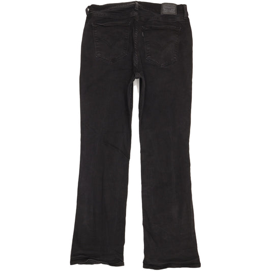 Levi's Women Black Bootcut Classic Stretch Jeans W32 L31