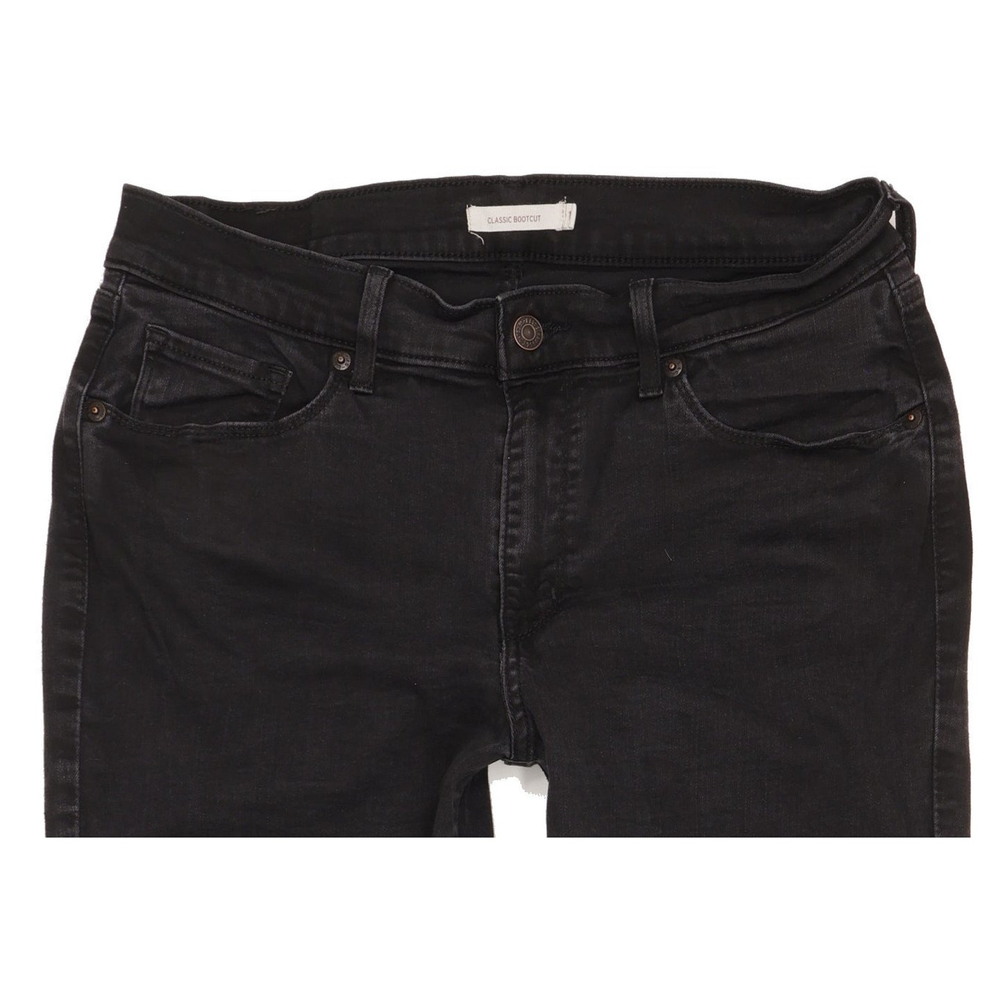 Levi's Women Black Bootcut Classic Stretch Jeans W32 L31