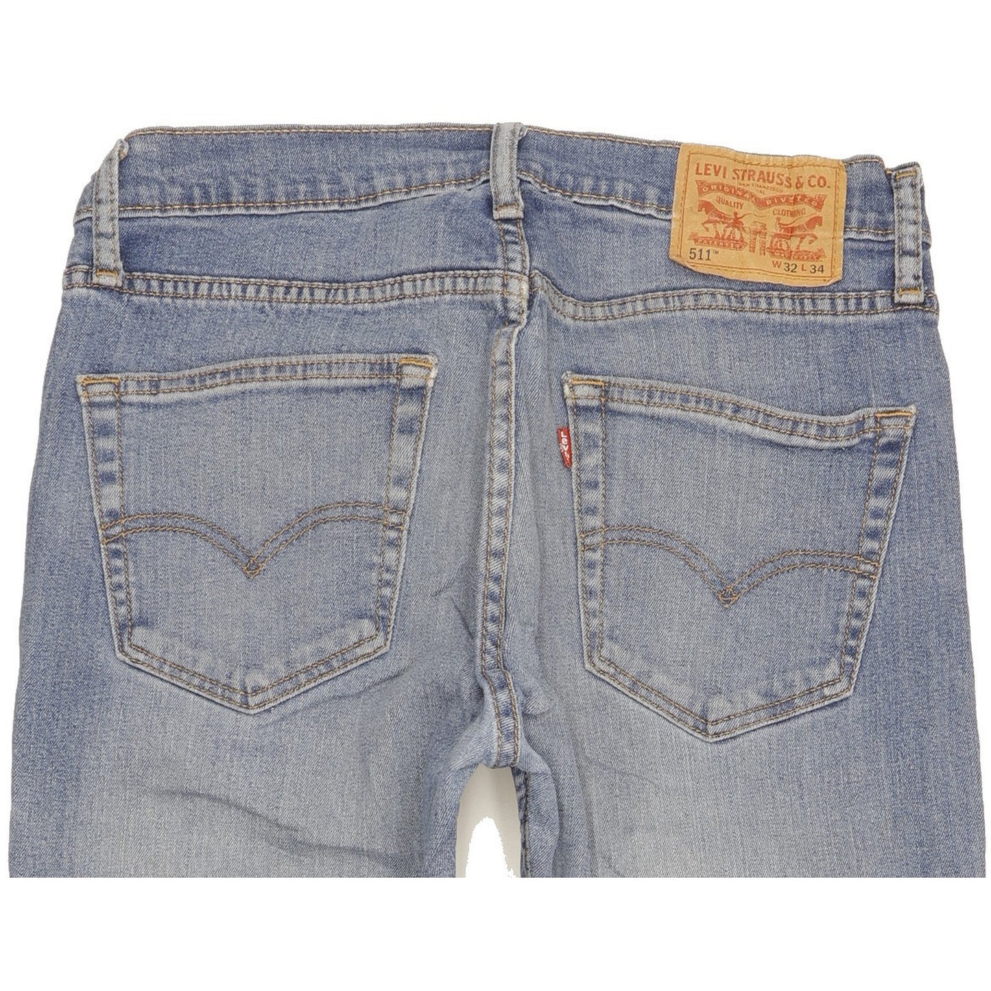 Levi's 511 Men Blue Straight Slim Jeans W32 L27