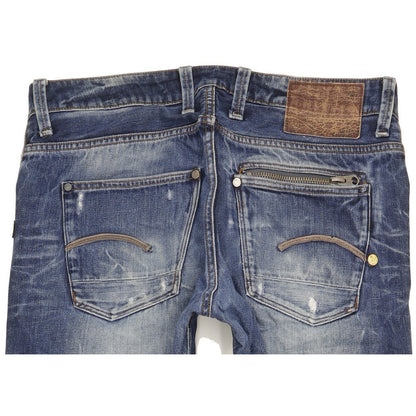 G-Star Attacc Men Blue Straight Regular Jeans W33 L34