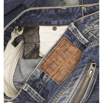 G-Star Attacc Men Blue Straight Regular Jeans W33 L34