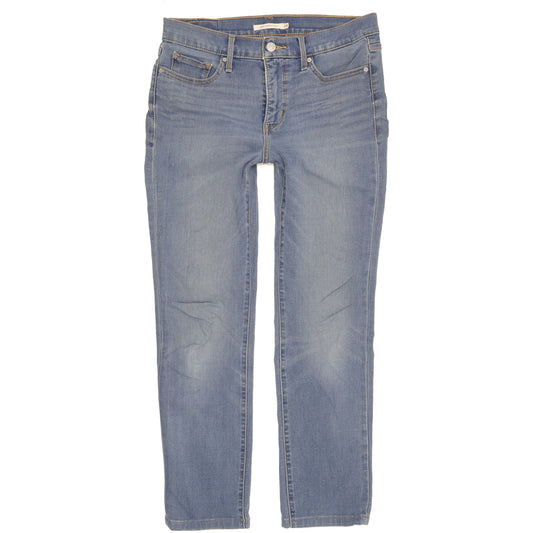 Levi's 312 Shaping Women Blue Straight Slim Stretch Jeans W29 L27
