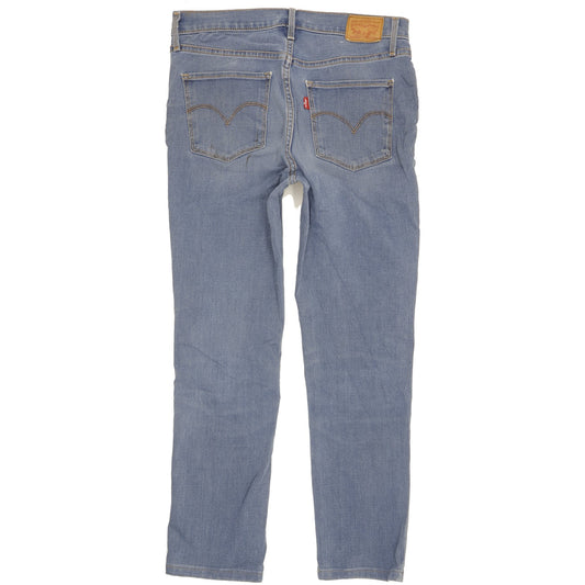 Levi's 312 Shaping Women Blue Straight Slim Stretch Jeans W29 L27