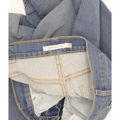 Levi's 312 Shaping Women Blue Straight Slim Stretch Jeans W29 L27