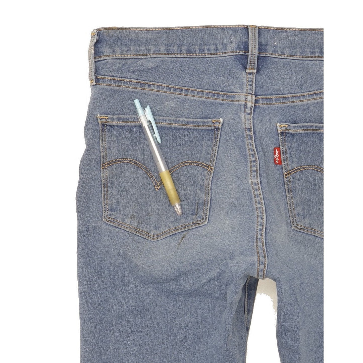 Levi's 312 Shaping Women Blue Straight Slim Stretch Jeans W29 L27