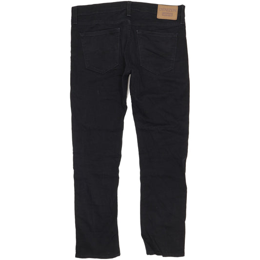 Levi's Denizen Men Black Skinny Slim Stretch Jeans W34 L29