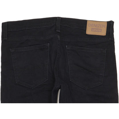 Levi's Denizen Men Black Skinny Slim Stretch Jeans W34 L29