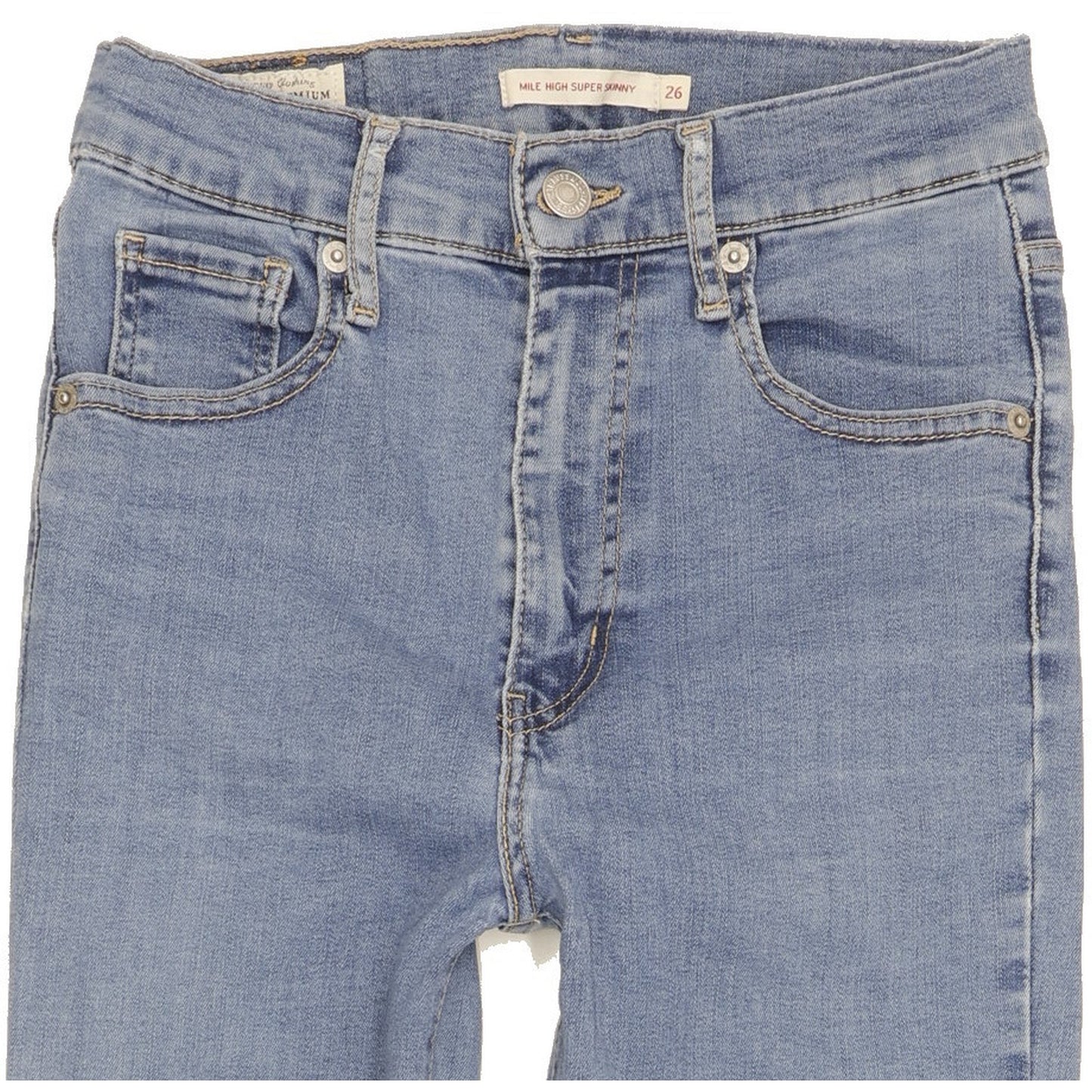 Levi's Mile Women Blue Skinny Slim Stretch Jeans W26 L28