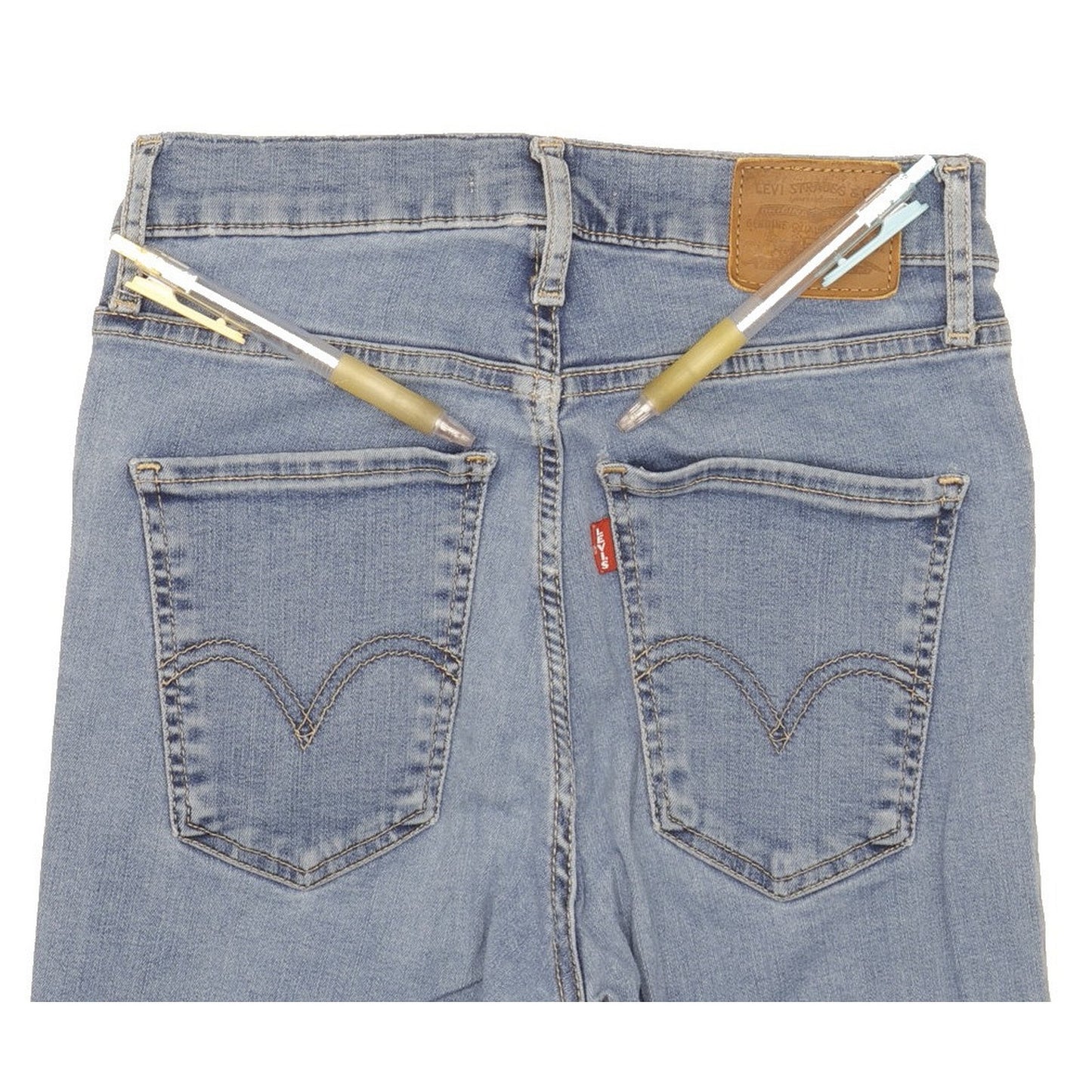 Levi's Mile Women Blue Skinny Slim Stretch Jeans W26 L28