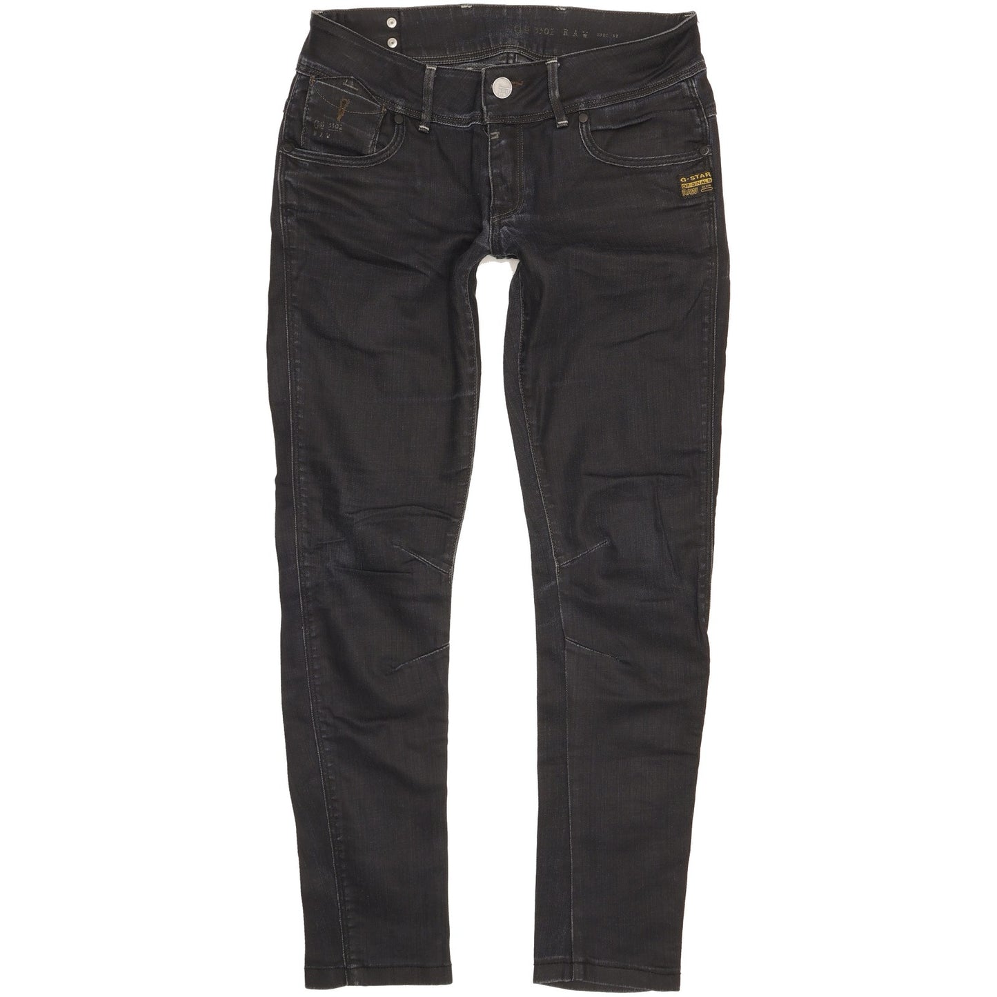 G-Star Fender Women Black Skinny Slim Stretch Jeans W29 L29