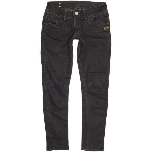 G-Star Fender Women Black Skinny Slim Stretch Jeans W29 L29