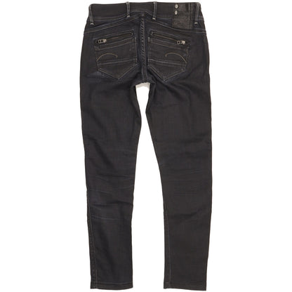 G-Star Fender Women Black Skinny Slim Stretch Jeans W29 L29