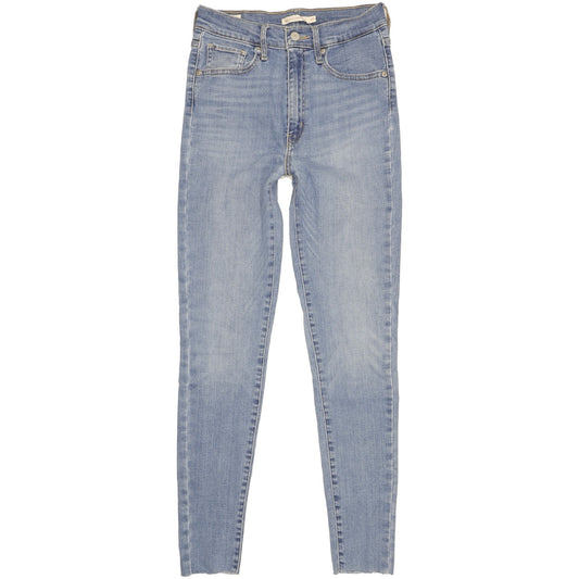 Levi's Mile Blue Skinny Slim Stretch Jeans High Waisted W27 L29