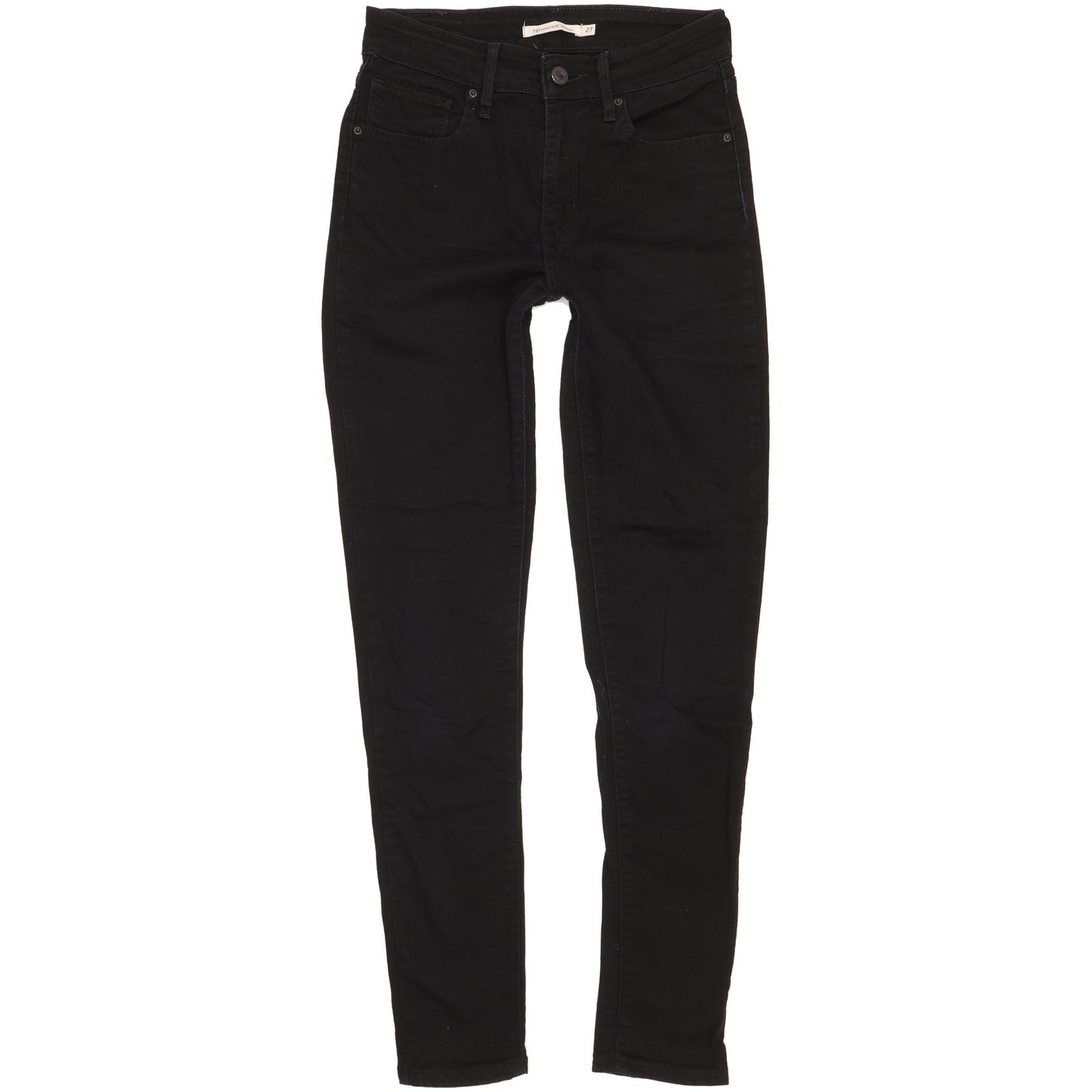 Levi's 721 Women Black Skinny Slim Stretch Jeans W27 L29