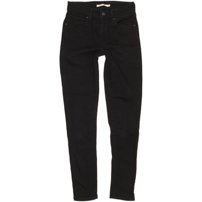Levi's 721 Women Black Skinny Slim Stretch Jeans W27 L29