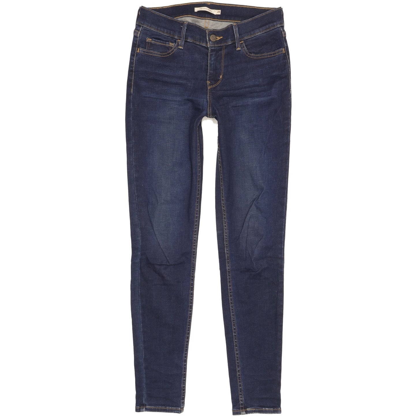 Levi's 710 Super Women Blue Skinny Slim Stretch Jeans W28 L30