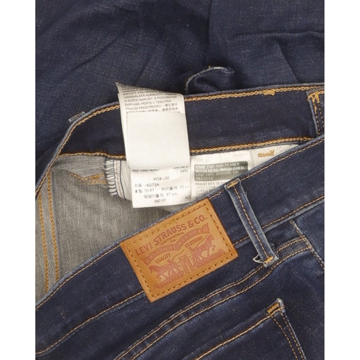 Levi's 710 Super Women Blue Skinny Slim Stretch Jeans W28 L30