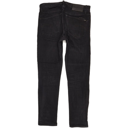G-Star 3301 Men Black Straight Slim Stretch Jeans W32 L31