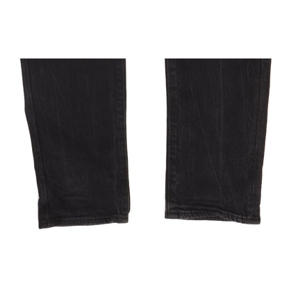 G-Star 3301 Men Black Straight Slim Stretch Jeans W32 L31