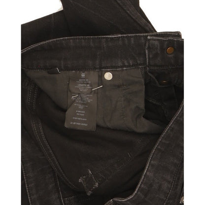 G-Star 3301 Men Black Straight Slim Stretch Jeans W32 L31