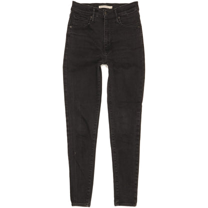 Levi's Mile Women Black Skinny Slim Stretch Jeans W27 L28