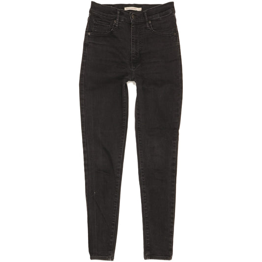 Levi's Mile Women Black Skinny Slim Stretch Jeans W27 L28